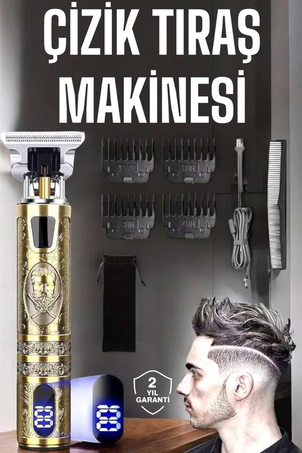 Çizik Tıraş Makinesi Şarjlı Paslanmaz Çelik Bıçaklı Uzun Ömürlü - Lisinya