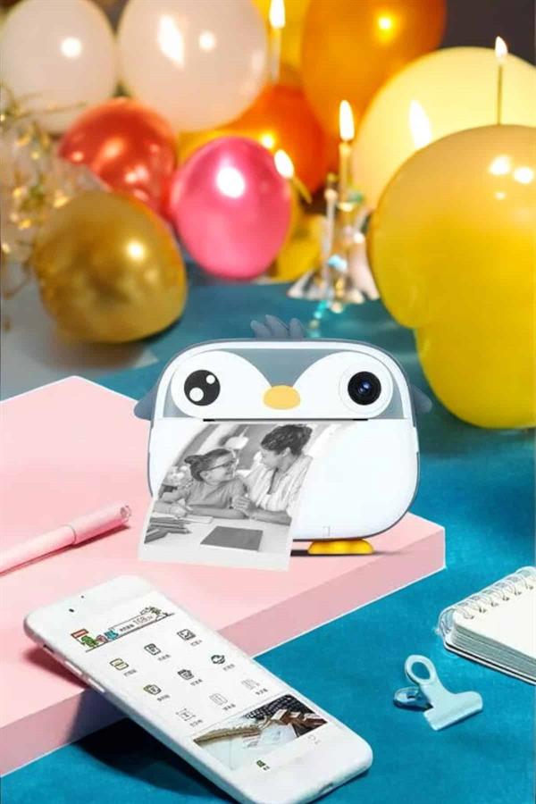 Çocuklar için Fotoğraf Makinesi Anlık Baskı Makinesi HD Görüntü Kalitesi - Lisinya