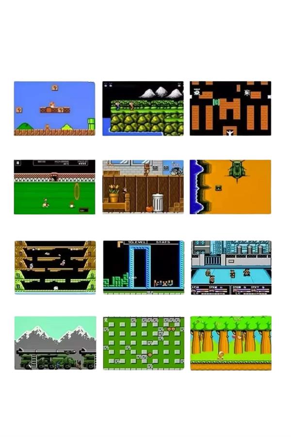 Çocuklara Özel Taşınabilir Sup El Atarisi 400 Oyunlu Nostaljik Oyun Konsolu - Lisinya