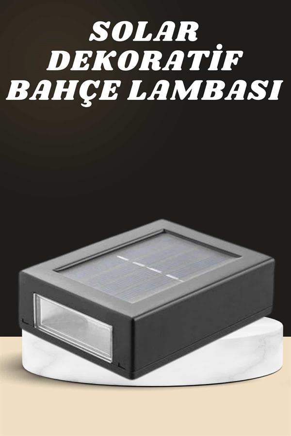 Dekoratif Duvar Lambası Solar Güneş Enerjili Bahçe Aydınlatması - Lisinya