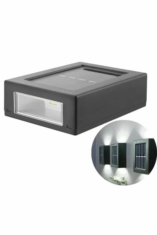 Dekoratif Duvar Lambası Solar Güneş Enerjili Bahçe Aydınlatması - Lisinya