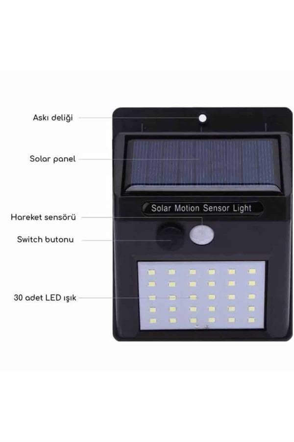 Dekoratif Lamba Güneş Enerjili Aydınlatma Dış Mekan Lambası - Lisinya