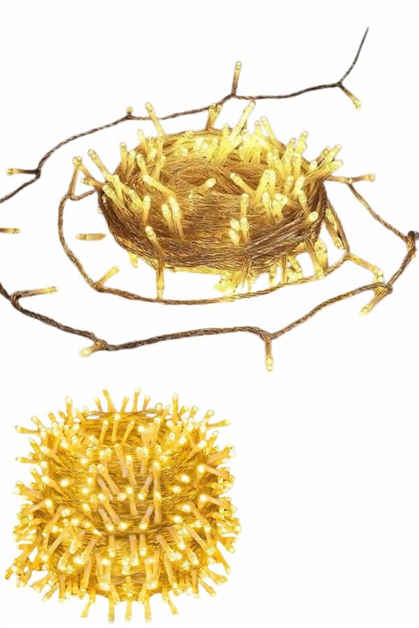 Dekoratif Peri Led 100 Ledli Gün Işığı Pilli 10 Metre Gün Işığı - Lisinya