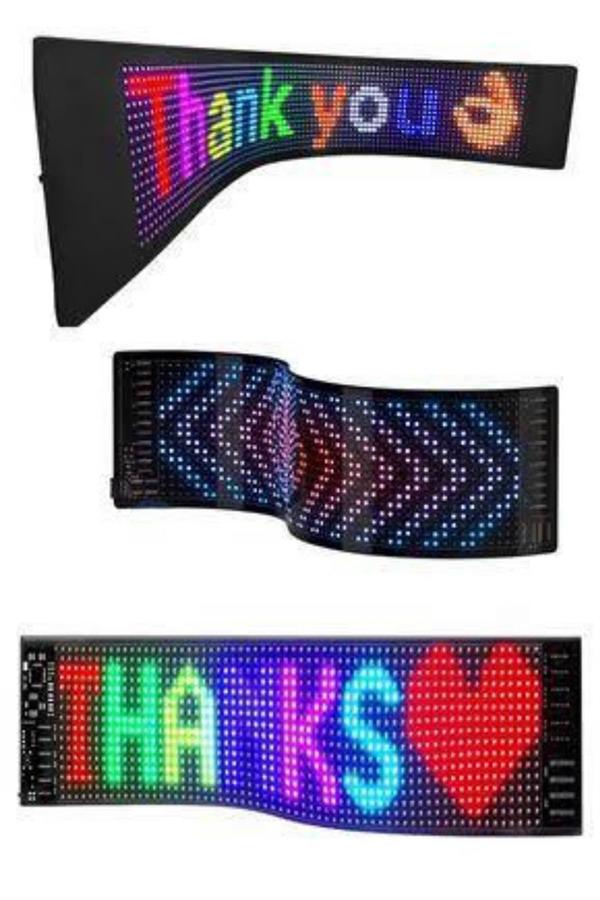Digital Araba Yazısı Ekran Matrix En Büyük Boy Matrix LED Panel 19*96 pıxel - Lisinya