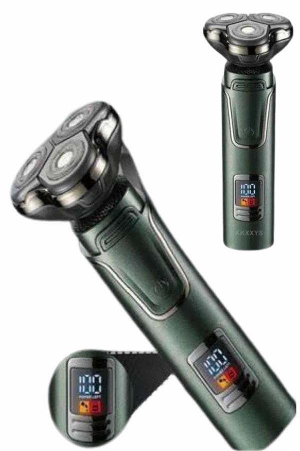 Dijital Göstergeli 3 Başlıklı Tıraş Makinesi Islak Kuru Lazer Öncesi Günlük - Lisinya