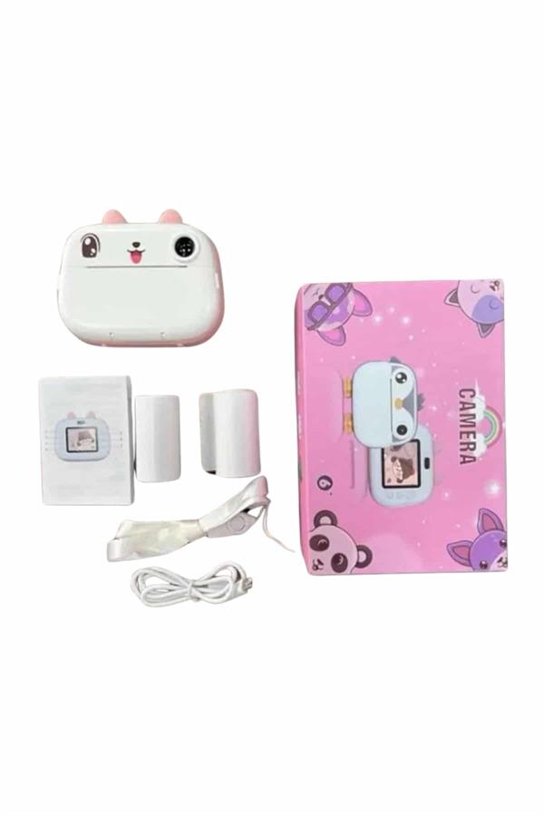 Dijital HD Video Kamera Çocuk Fotoğraf Makinesi Anlık Termal Rulo - Lisinya