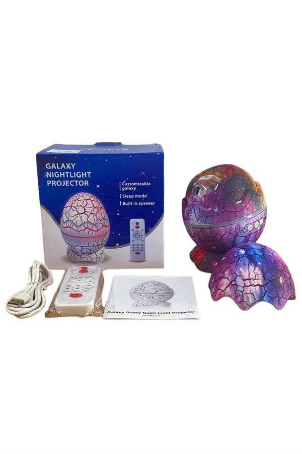 Dinozor Yumurtası Gece Masa Lambası Bluetooth Hoparlör 14 Renk Seçeneği - Lisinya