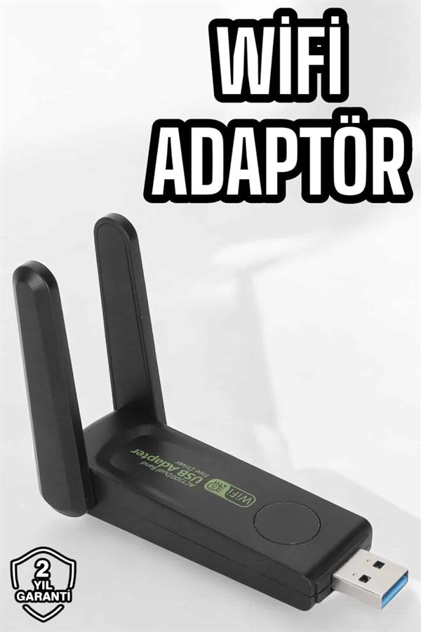 Dual Band Wifi Alıcı Adaptör USB 3.0 Destekli - Lisinya