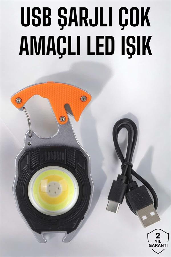 El Feneri Acil Işık Seti Tornavida Düdük Kapak Açma Kamp Lambası - Lisinya