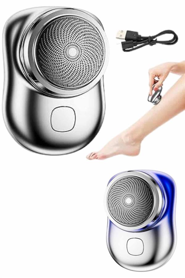 Elektrikli Mini Tıraş Makinesi,Taşınabilir USB Şarjlı Kablosuz Tıraş Makinesi - Lisinya