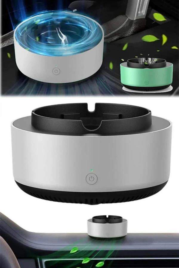 Elektronik Akıllı Küllük Hava Temizleyici Kokusuz Kül Tablası Anti-Duman - Lisinya