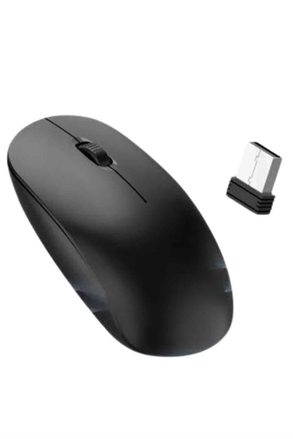 Ergonomik Tasarım Kablosuz Siyah Mouse Hassas Uzun Ömürlü - Lisinya