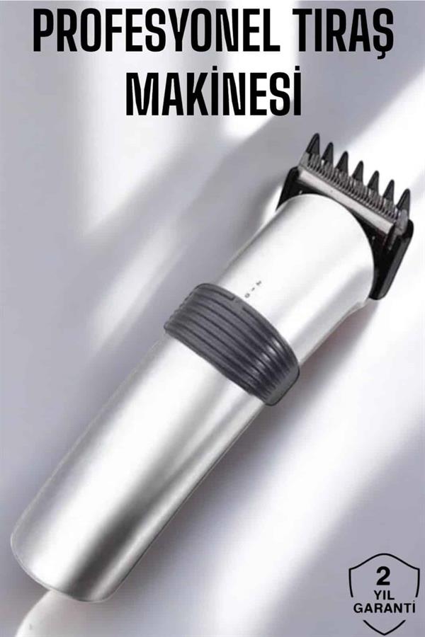 Erkeklere Özel Şarjlı Saç ve Sakal Kesme Tıraş Makinesi Seti - Lisinya