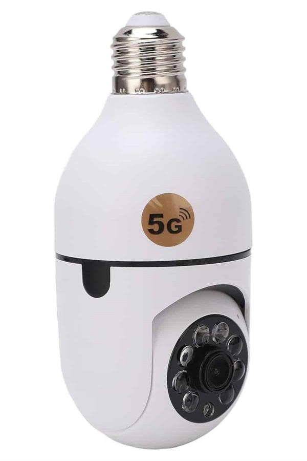 Ev Kamerası Wifi Kamerası Gece Görüşlü Akıllı Ampül Kamera - Lisinya