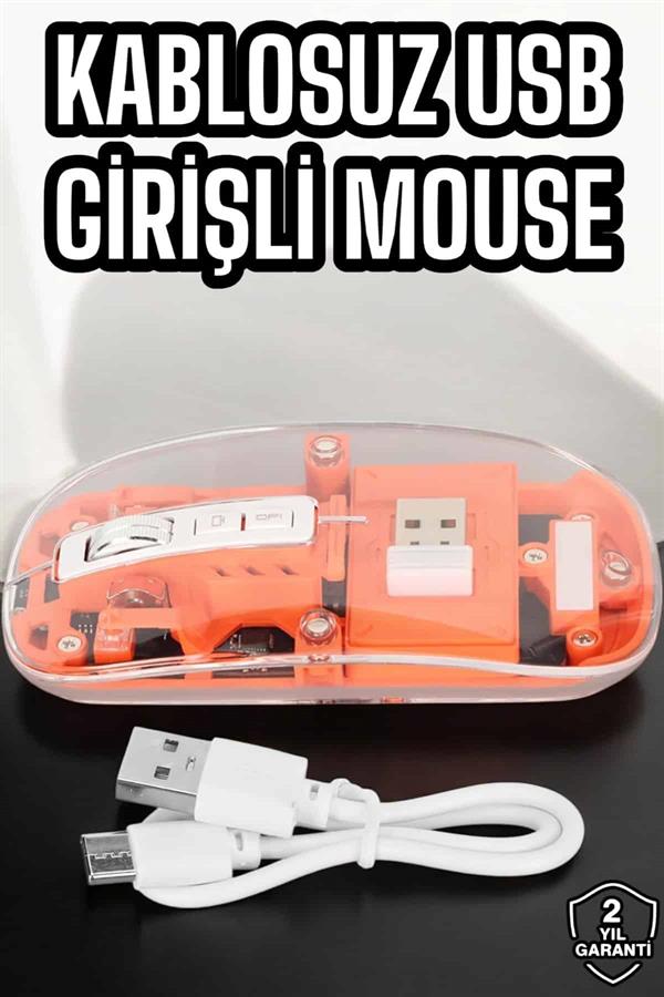 Fare Mouse Çift Modlu Kablosuz Bağlantılı 2.4GHz Destekli - Lisinya