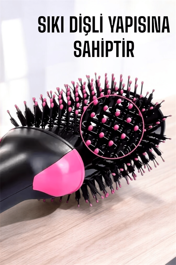 Fön Tarak Elektriklenmeyi Önleyen ve Parlaklık Veren Saç Şekillendirici - Lisinya