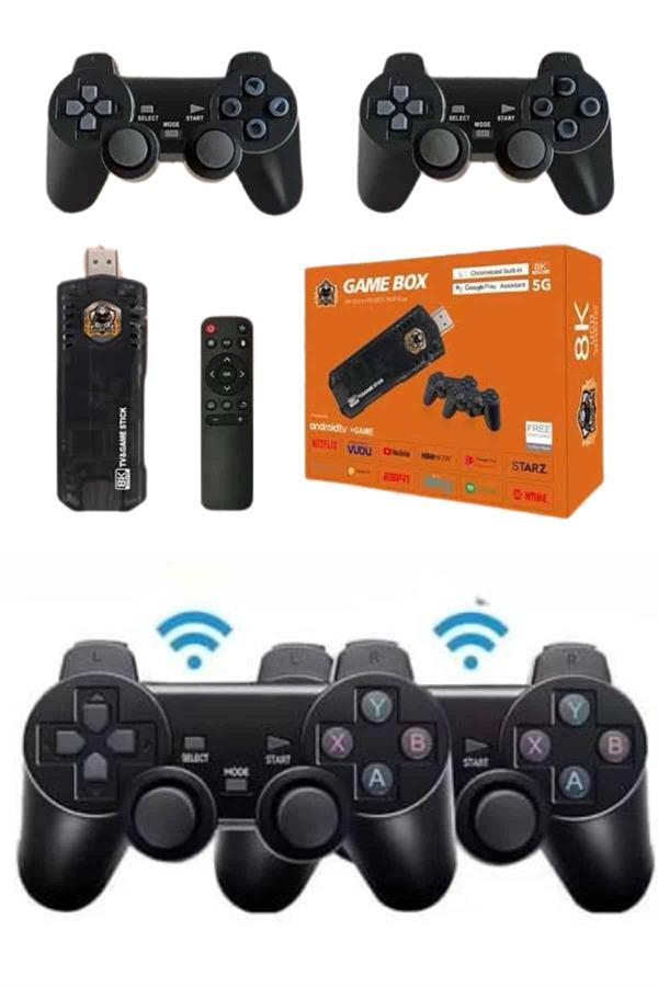 Game Box Android Tv 36500 Oyunlu Atari 5g 8k HDR Ultra HD 64 GB - Lisinya