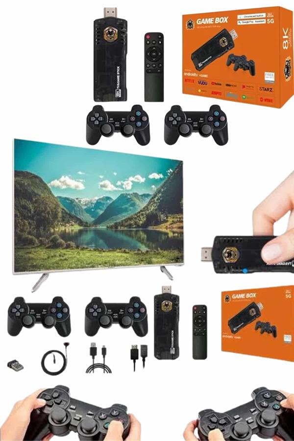 Game Box Android Tv 36500 Oyunlu Atari 5g 8k HDR Ultra HD 64 GB - Lisinya