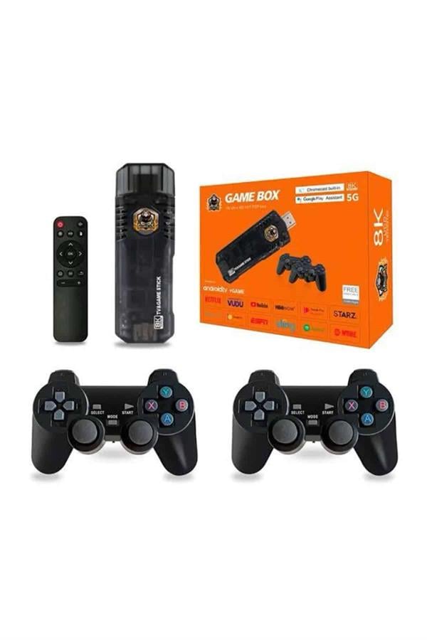 Game Box Android Tv 36500 Oyunlu Atari 5g 8k HDR Ultra HD 64 GB - Lisinya