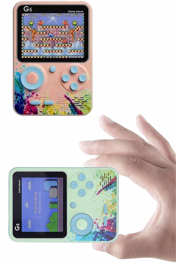 Game Box Oyun Konsolu 500 Retro Oyunlu Mini Taşınabilir 3 İnç - Lisinya