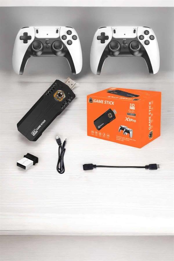 Game Stick Retro 8K ULTRA HD Video Oyun Konsolu Android Tv Özelliği - Lisinya