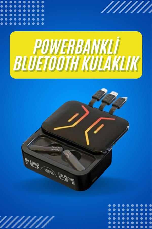 Gaming Bluetooth Kulaklık Dahili Powerbank Kablolu Düşük Gecikmeli Bluetooth 5.2 - Lisinya