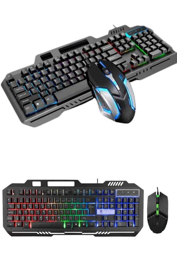 Gaming Oyuncu Klavyesi Led Aydınlatmalı Mekanik Hisli - Lisinya