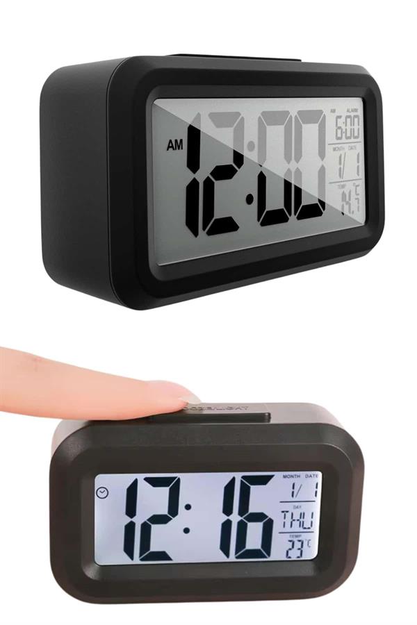 Gece Dijital Masa Saati Dijital Alarmlı Led Ekran Pilli Çalar Saat - Lisinya Gece Dijital Masa Saati Dijital Alarmlı Led Ekran Pilli Çalar Saat - Lisinya