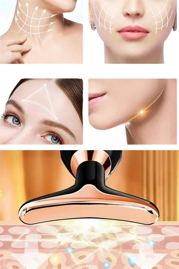 Gıdık Ve Sarkma Giderici Boyun Ve Yüz Güzellik Cihazı Pilli - Lisinya