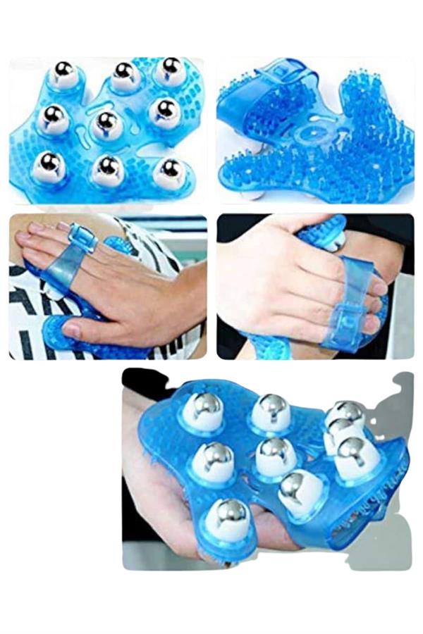 Giyilebiilir Masaj Eldiveni 9 Bilyeli Tüm Vücut Masajına Uygun - Lisinya