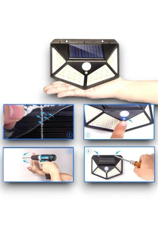 Güneş Enerjili Bahçe Lambası 100 Led Bahçe Lambası Bahçe Aydınlatma - Lisinya Güneş Enerjili Bahçe Lambası 100 Led Bahçe Lambası Bahçe Aydınlatma - Lisinya