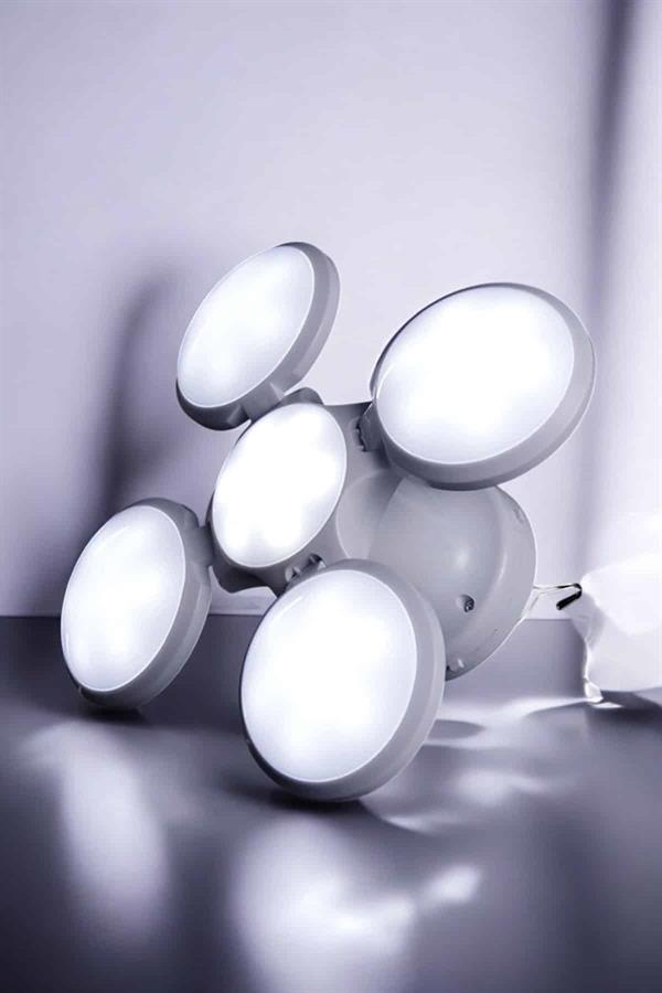 Güneş Enerjili Solar Aydınlatma Kamp Çadır Lambası Şarjlı Ampül Led Şarjlı El Feneri Işıldak - Lisinya