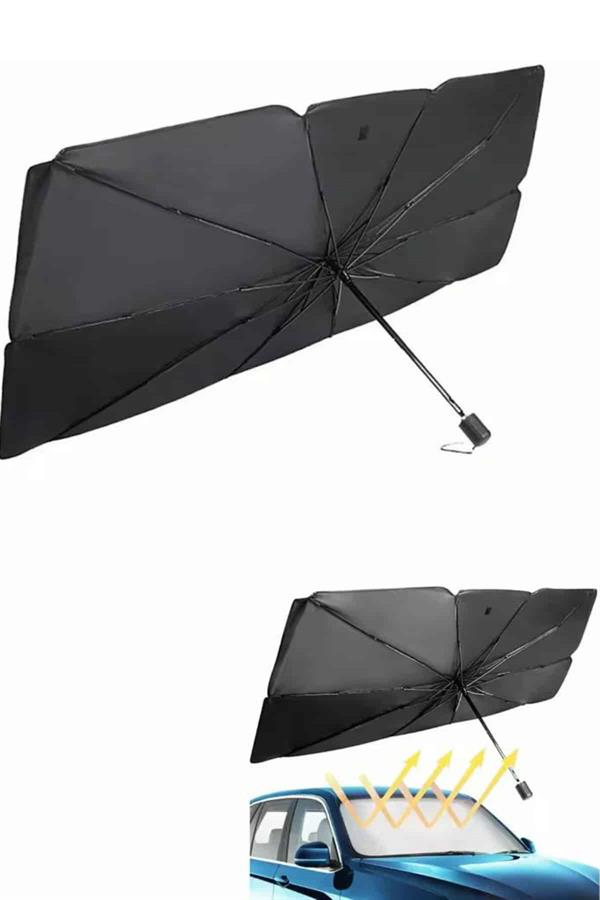 Güneş Önleyici Katlanabilir Oto Araba Güneşlik Şemsiye Tip Ön Cam - Lisinya