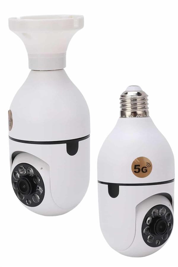 Güvenlik Kamerası Wi-Fi Özellikli 360 Derece Full Hd 1080p Ampül Kamera - Lisinya