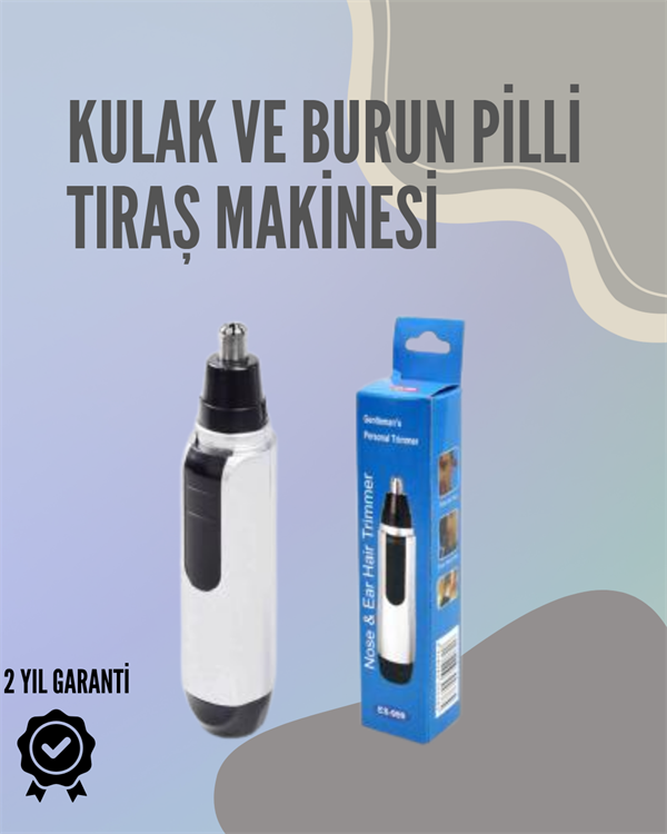 Hassas 3D Bıçaklı Kulak ve Burun Tıraş Makinesi - Lisinya