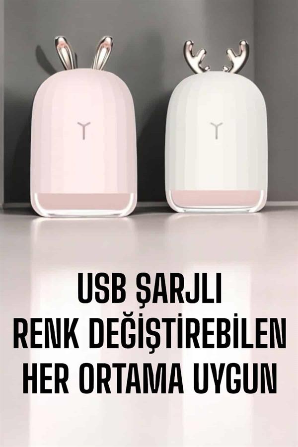 Hava Nemlendirici Aromaterapi Hava Temizleyici Renk Değiştirebilen - Lisinya