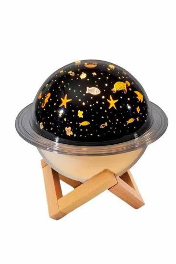 Hava Nemlendirici Renk Değiştiren Oda Kokusu Yıldızlı Projektör - Lisinya