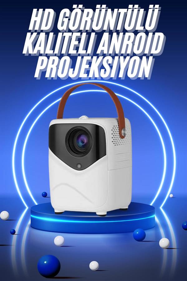HD Ayaklı Portatif Projeksiyon Cihazı Bluetooth Wifi Akıllı Android İşlemcili - Lisinya HD Ayaklı Portatif Projeksiyon Cihazı Bluetooth Wifi Akıllı Android İşlemcili - Lisinya