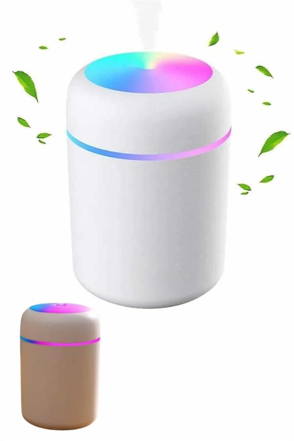 Humidifier LED Işıklı Mini Ortam Oda Kokusu Aromaterapi Buhardanlık - Lisinya