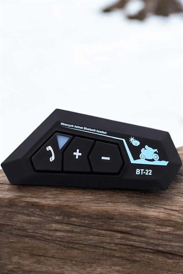 İnterkom Intercom Kask Kulaklık Bt22 Bluetooth Motosiklet Kulaklık 5.0 Bluetooth - Lisinya