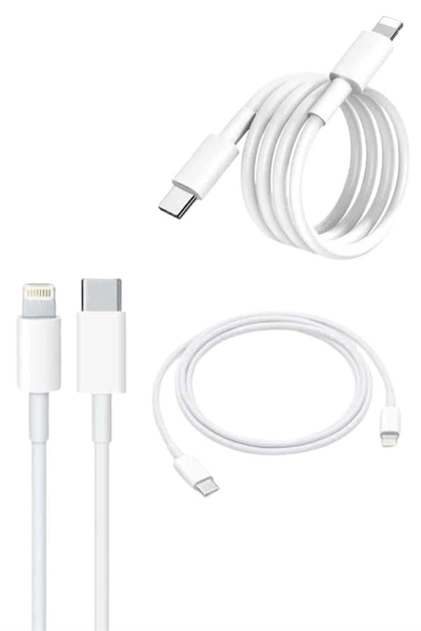 İOS Uyumlu 8 X Xs Xr 11 12 13 14/Pro Max Mini Plus Şarj Kablosu - Lisinya