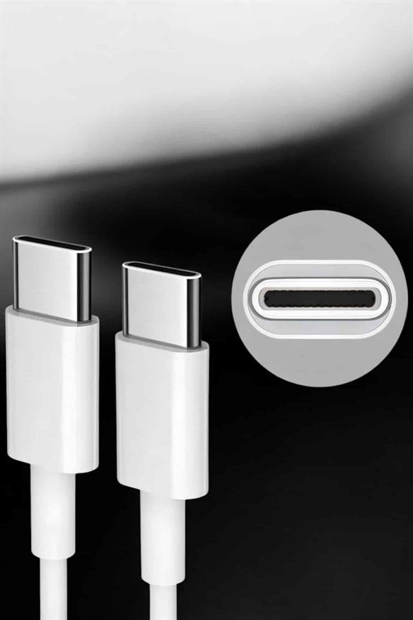 İOS Uyumlu Type-C Girişli Hızlı Şarj 15/15 Pro Max Adaptör ve Kablosu - Lisinya