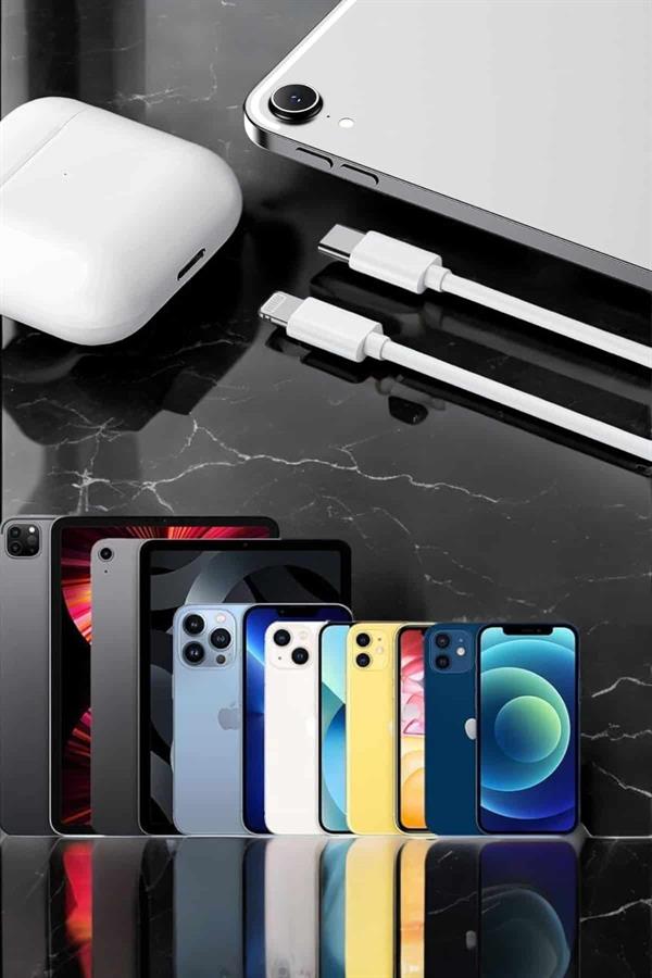 Iphone Uyumlu İOS Uyumlu Lightning Hızlı Şarj Tye C Lightning Şarj Kablosu - Lisinya