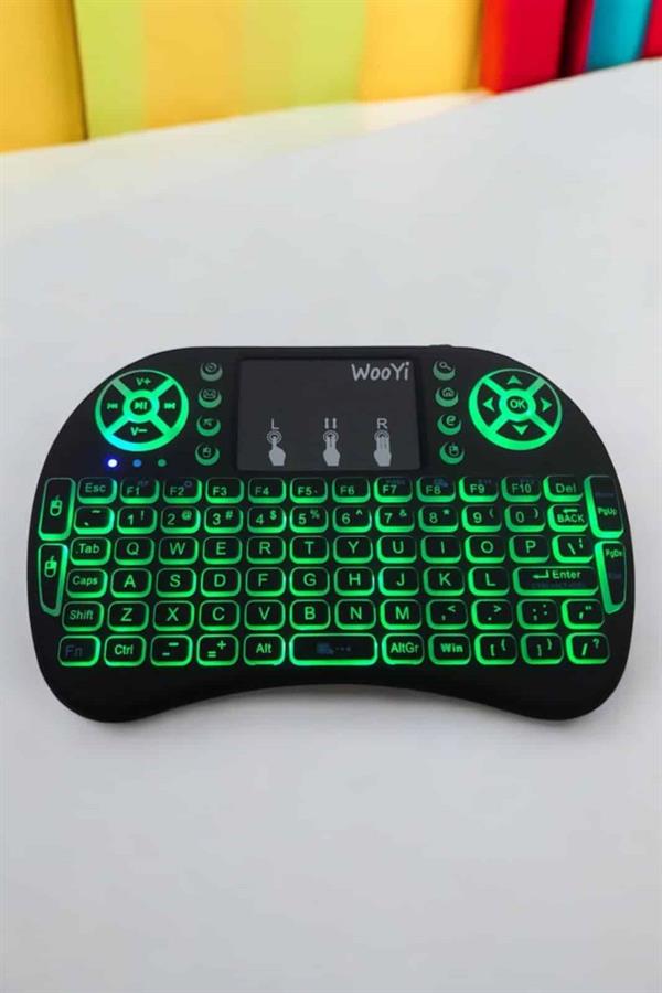 Işıklı Kablosuz Mini Q Klavye Tüm Cihazlara Uyumlu - Lisinya