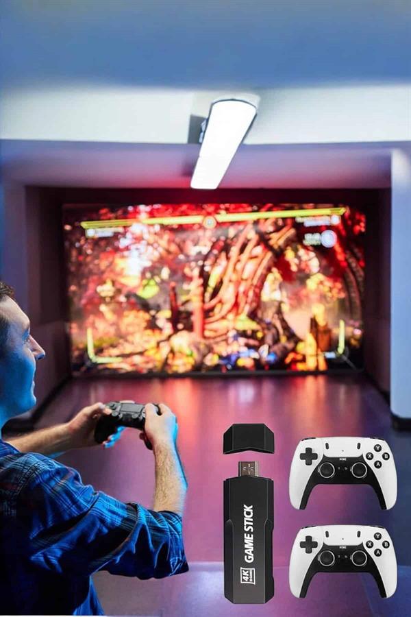 Joystick Çift Kollu Oyun Kolu Retro Oyun Yüksek Çözünürlüklü 3D Game - Lisinya