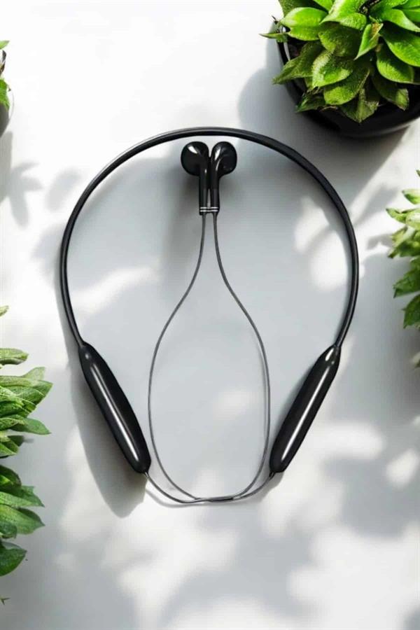 Kablolu Boyun Askılı Dijital Göstergeli Bluetooth Kulaklığı 60 Saat - Lisinya Kablolu Boyun Askılı Dijital Göstergeli Bluetooth Kulaklığı 60 Saat - Lisinya