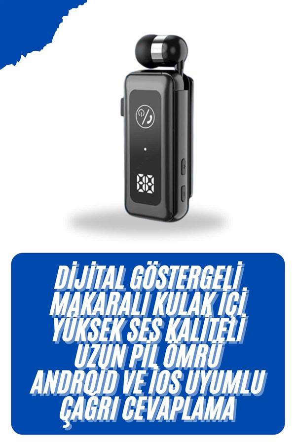 Kablolu Kulak İçi 5.2 Makaralı Titreşimli Bluetooth Kulaklık - Lisinya