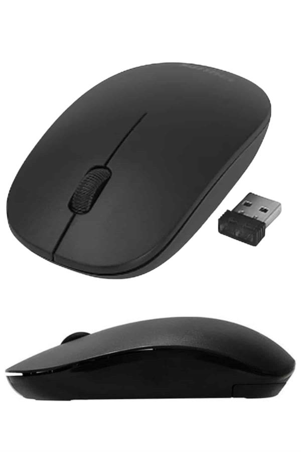 Kablosuz Bağlantı Yüksek Hassasiyetli Kablosuz Wireless Siyah Mouse - Lisinya