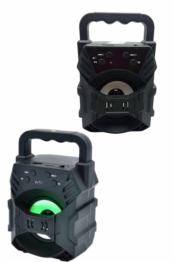 Kablosuz Bluetooth Hoparlör Ses Bombası RGB Işıklı Taşınabilir Yüksek Ses Kaliteli - Lisinya