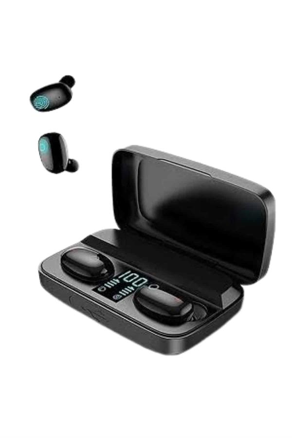 Kablosuz Bluetooth Kulaklık Android ve İOS Uyumlu Led Göstergeli Powerbankli - Lisinya